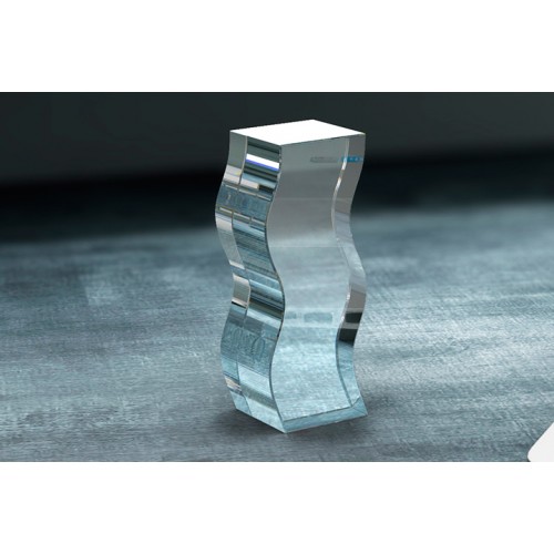 ΚΡΥΣΤΑΛΛΟ ΚΡ8 WATERFALL AWARD 16x5,5x5,5 cm ME KOYTI