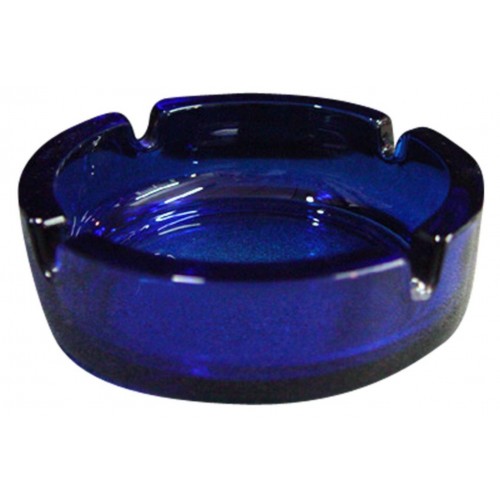 Σταχτοδοχείο γυάλινο μπλέ εισαγωγής GL3 Φ145χιλ