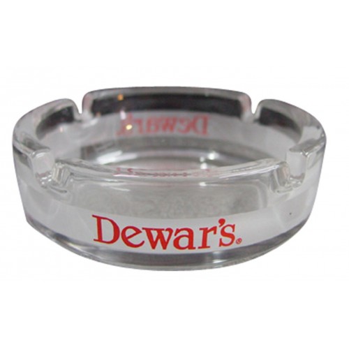 Σταχτοδοχείο γυάλινο διάφανο εισαγωγής GL6 Φ105χιλ