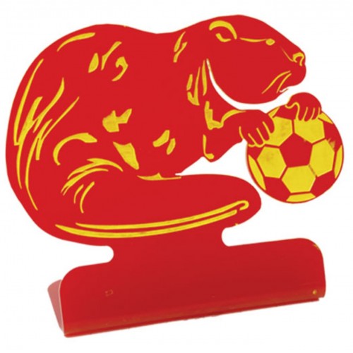 Κατασκευή σήματος ομάδας σε plexiglass