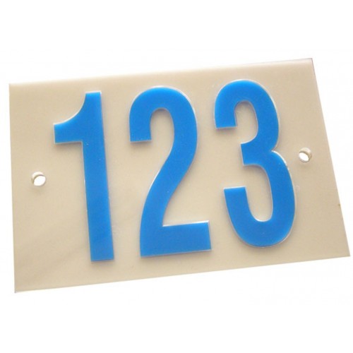 Νούμερα δωματίων από plexiglass