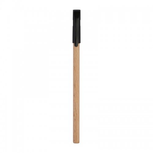 011291 ΞΥΛΙΝΟ ΣΤΥΛΟ ΜΕ ΜΑΥΡΟ ΠΛΑΣΤΙΚΟ ΚΑΠΑΚΙ